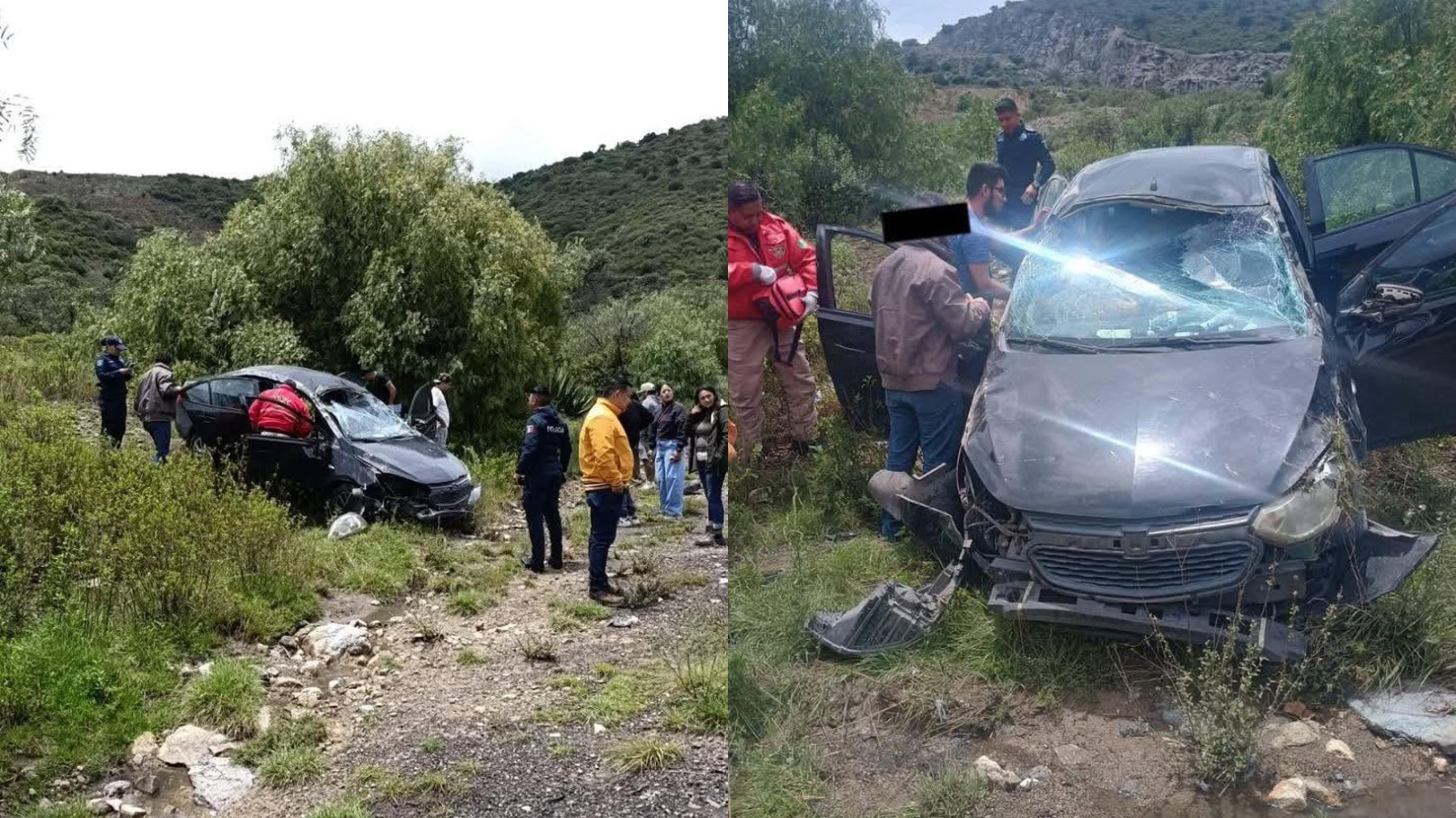 Mujer resulta lesionada tras accidente en el Corredor de la Montaña