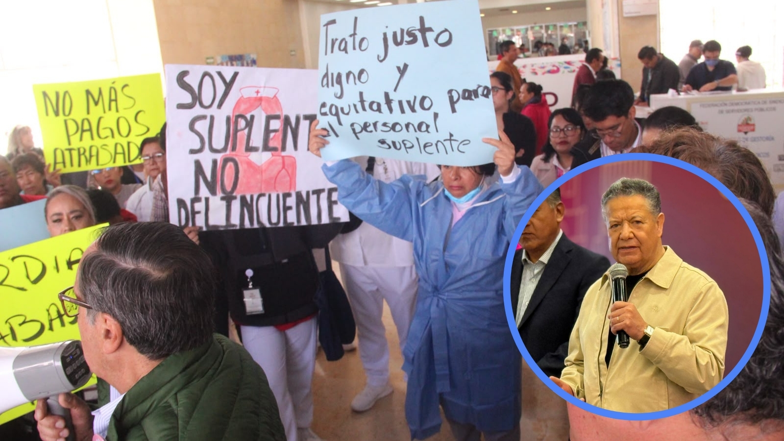 “Represión no, en absoluto”: Menchaca responde a señalamientos por protesta del ISSSTE