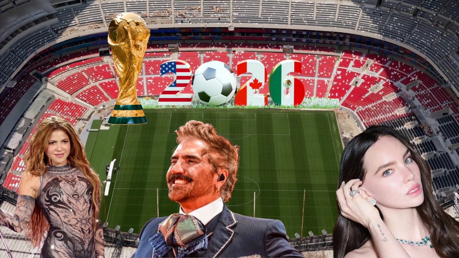 Shakira, Belinda y Alejandro Fernández encabezan la ceremonia inaugural del Mundial 2026