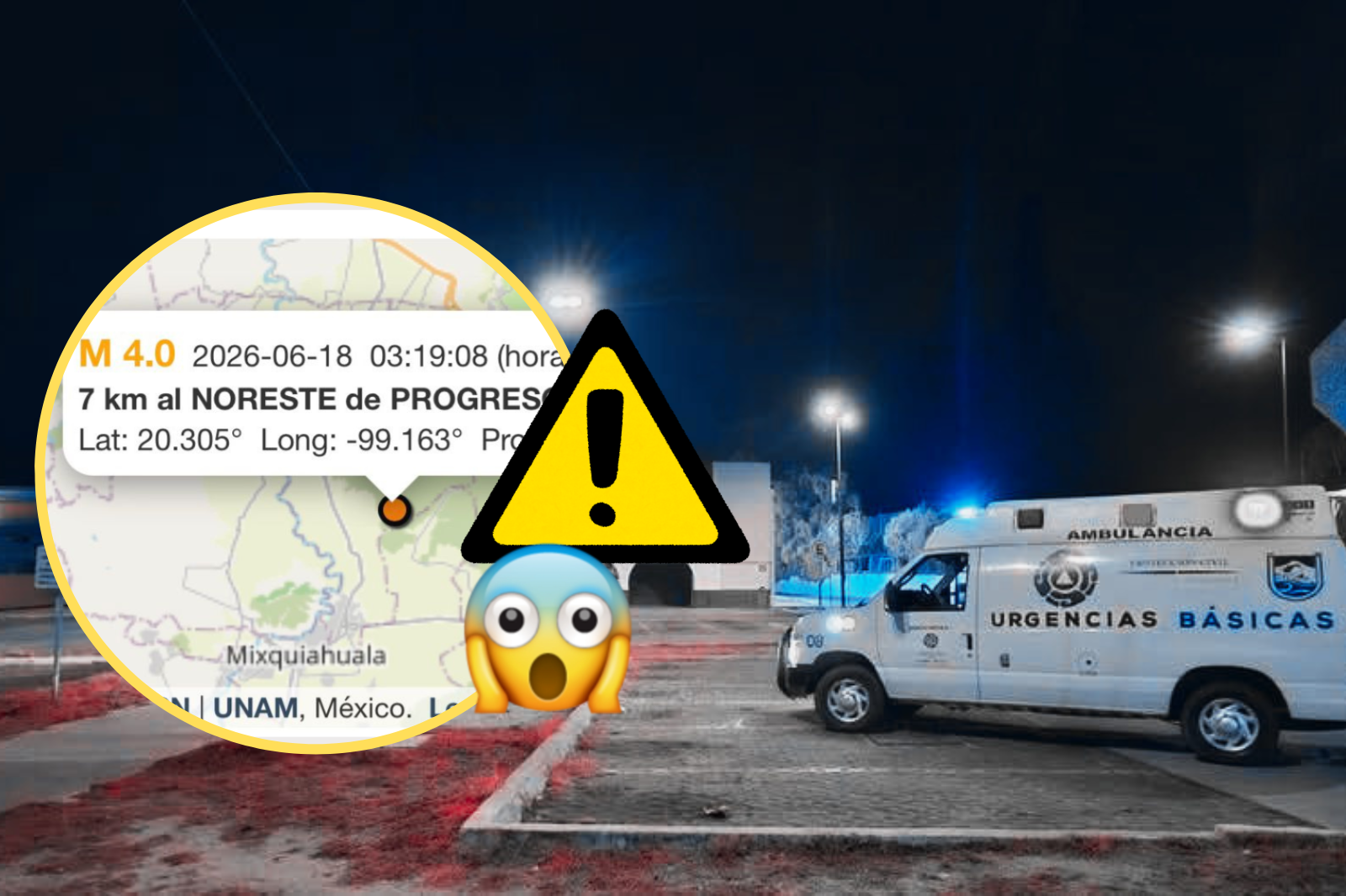 Tembló dos veces en Hidalgo en cuestión de minutos. Municipios activaron protocolos preventivos tras los movimientos registrados esta madrugada.