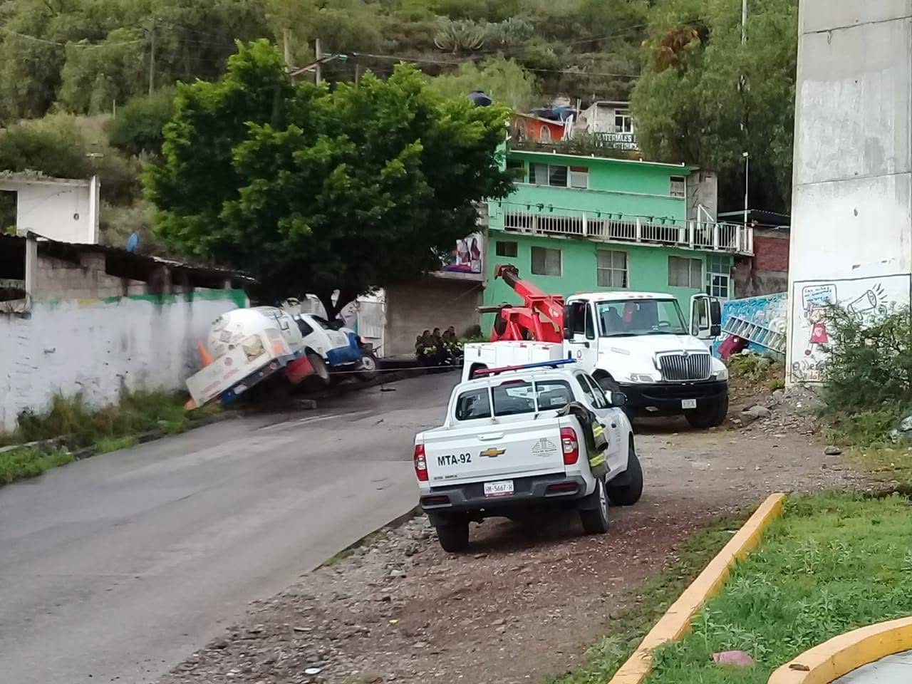Volcadura de pipa