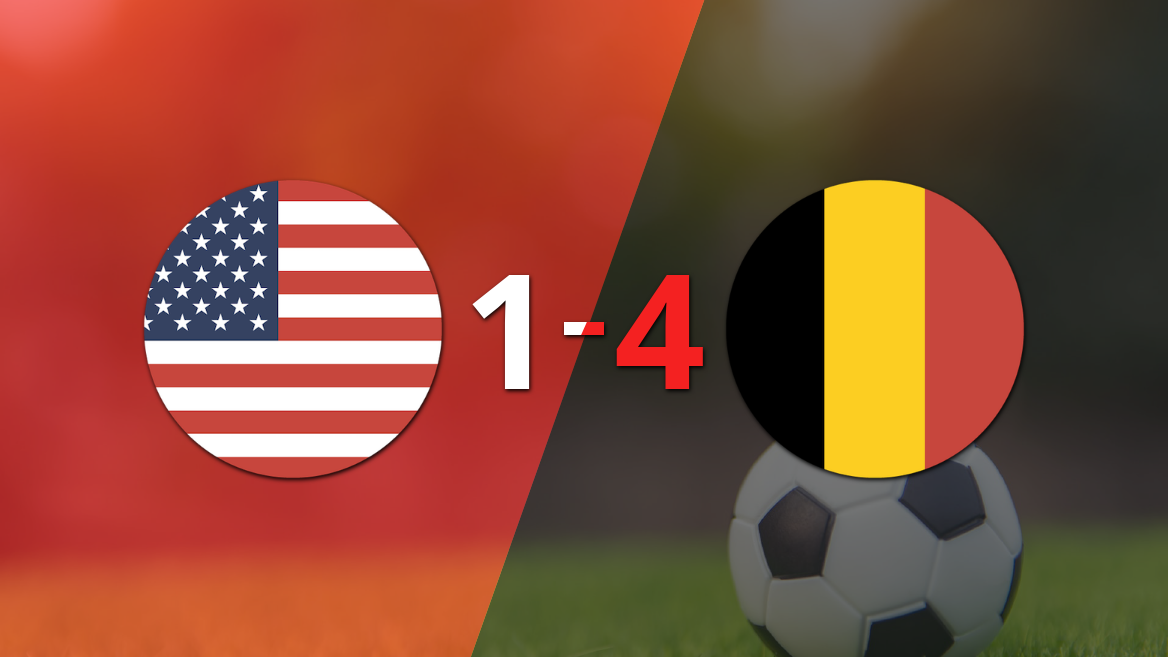 Mundial 2026: Bélgica goleó a Estados Unidos por 4 a 1