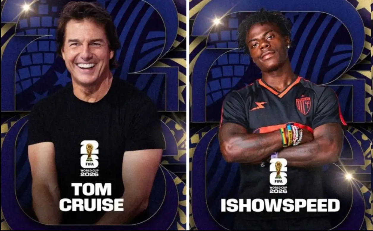 Tom Cruise en la final del Mundial