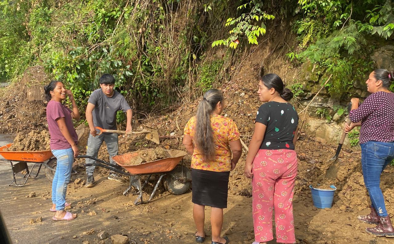 familias afectadas por la vaguada monzónica