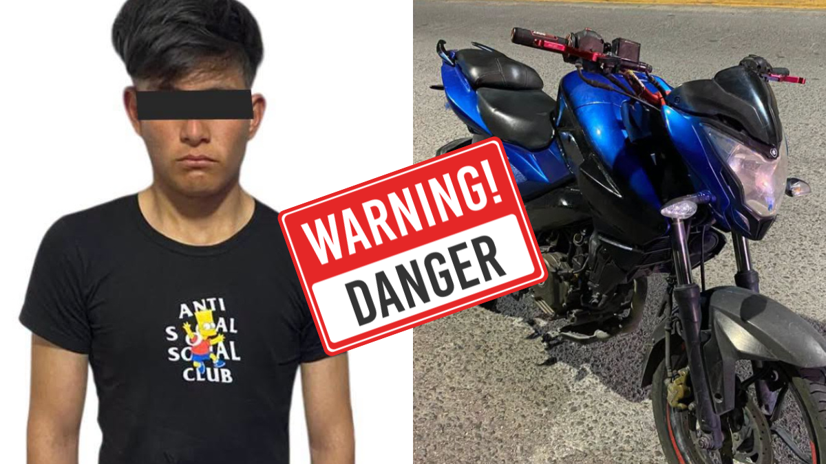 Policías de Ixmiquilpan aseguraron una motocicleta robada y presunta droga durante un operativo en La Reforma.