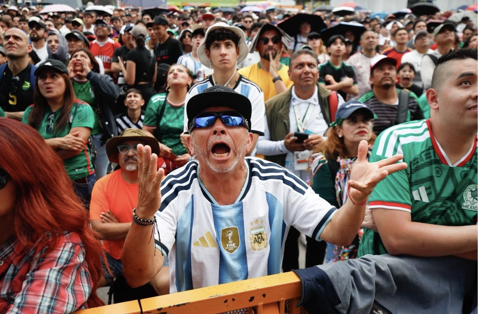 La Copa se escapó. Entre abrazos, lágrimas e incredulidad, así reaccionaron los aficionados argentinos al final de la final.