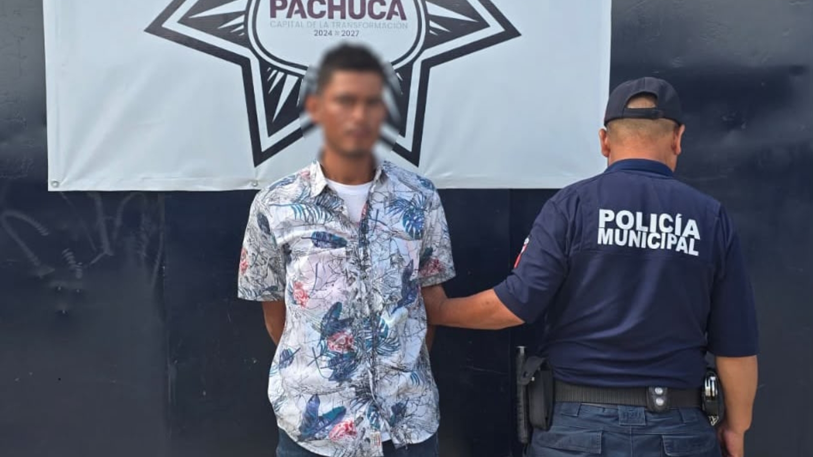 Detienen en Pachuca a hombre con investigación vigente por allanamiento