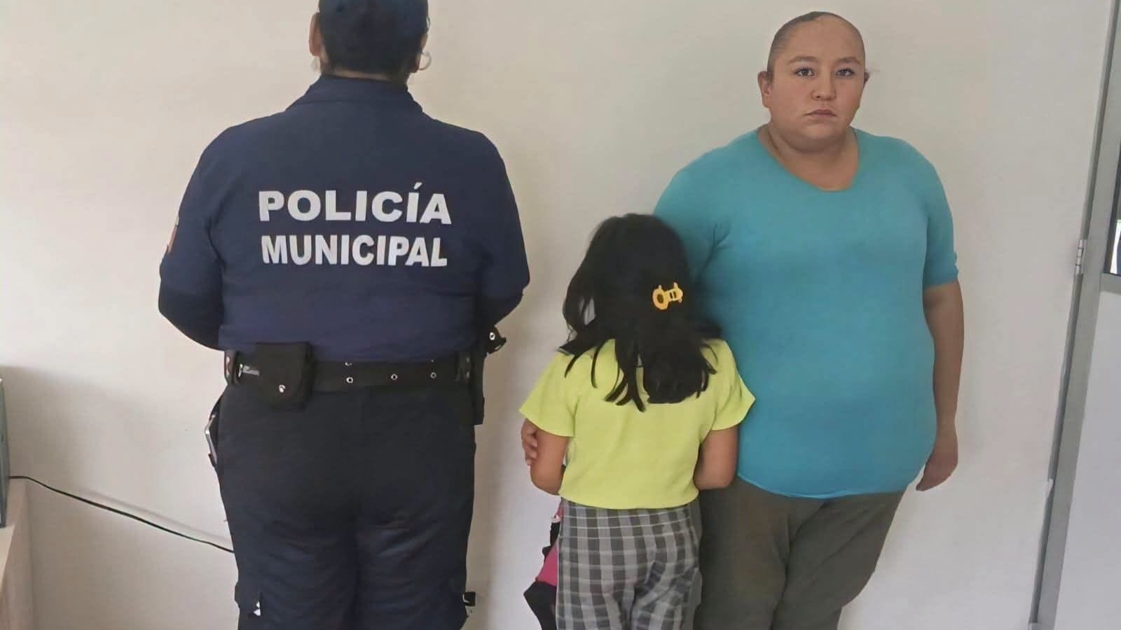Elementos de Seguridad Pública localizaron a una niña extraviada en Ciudad Sahagún.