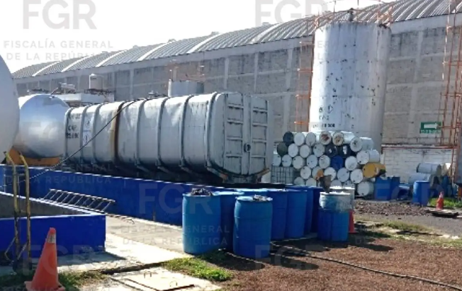 Centro de procesamiento ilícito de combustible en Tizayuca