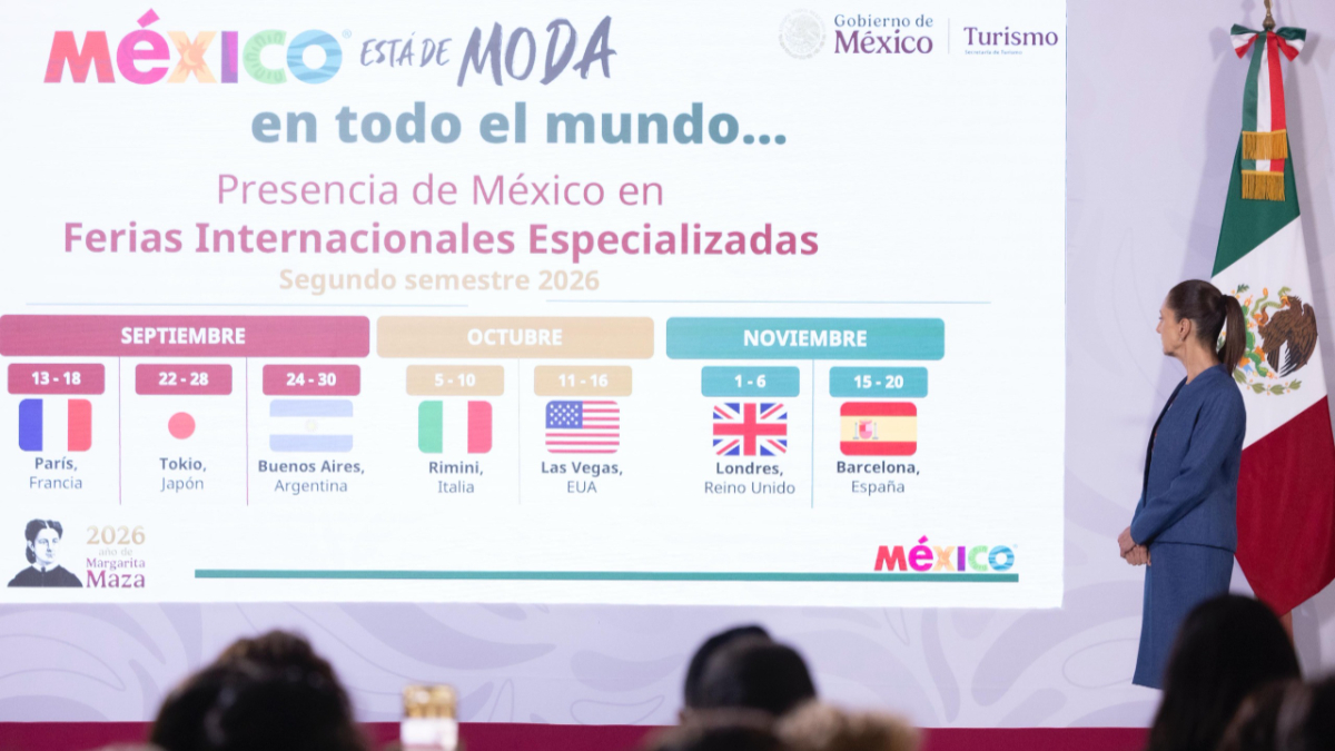 México perfila un récord turístico en 2026 tras registrar cifras históricas de viajeros y turistas internacionales durante el primer semestre.