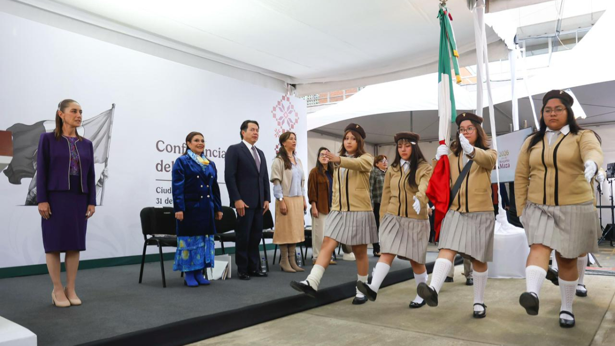 Claudia Sheinbaum anunció el programa ABC de las emociones durante el inicio del nuevo ciclo escolar en una secundaria de la Ciudad de México.