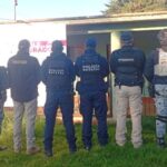 Autoridades realizan cateo en un inmueble de Singuilucan durante operativo de seguridad.