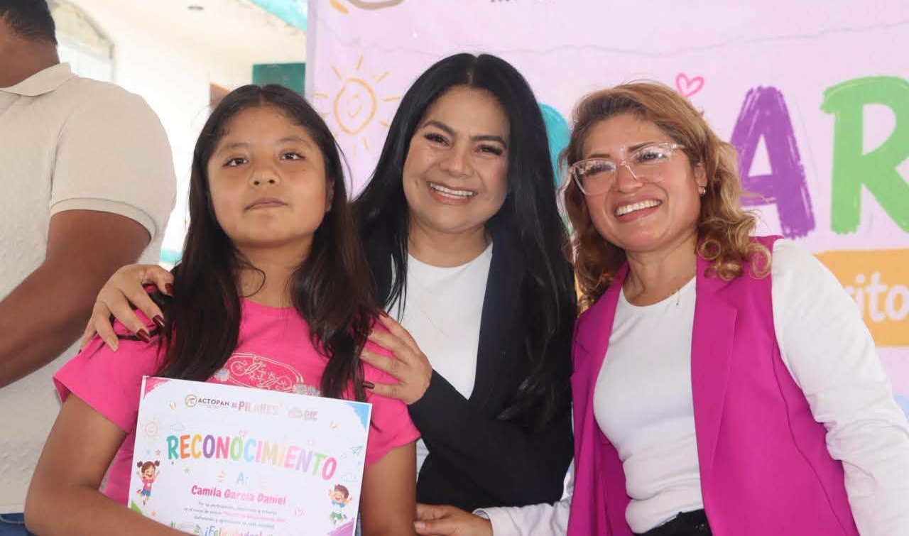 Entrega de reconocimientos del curso "Mi Verano Favorito 2026" en el Centro PILARES de Actopan