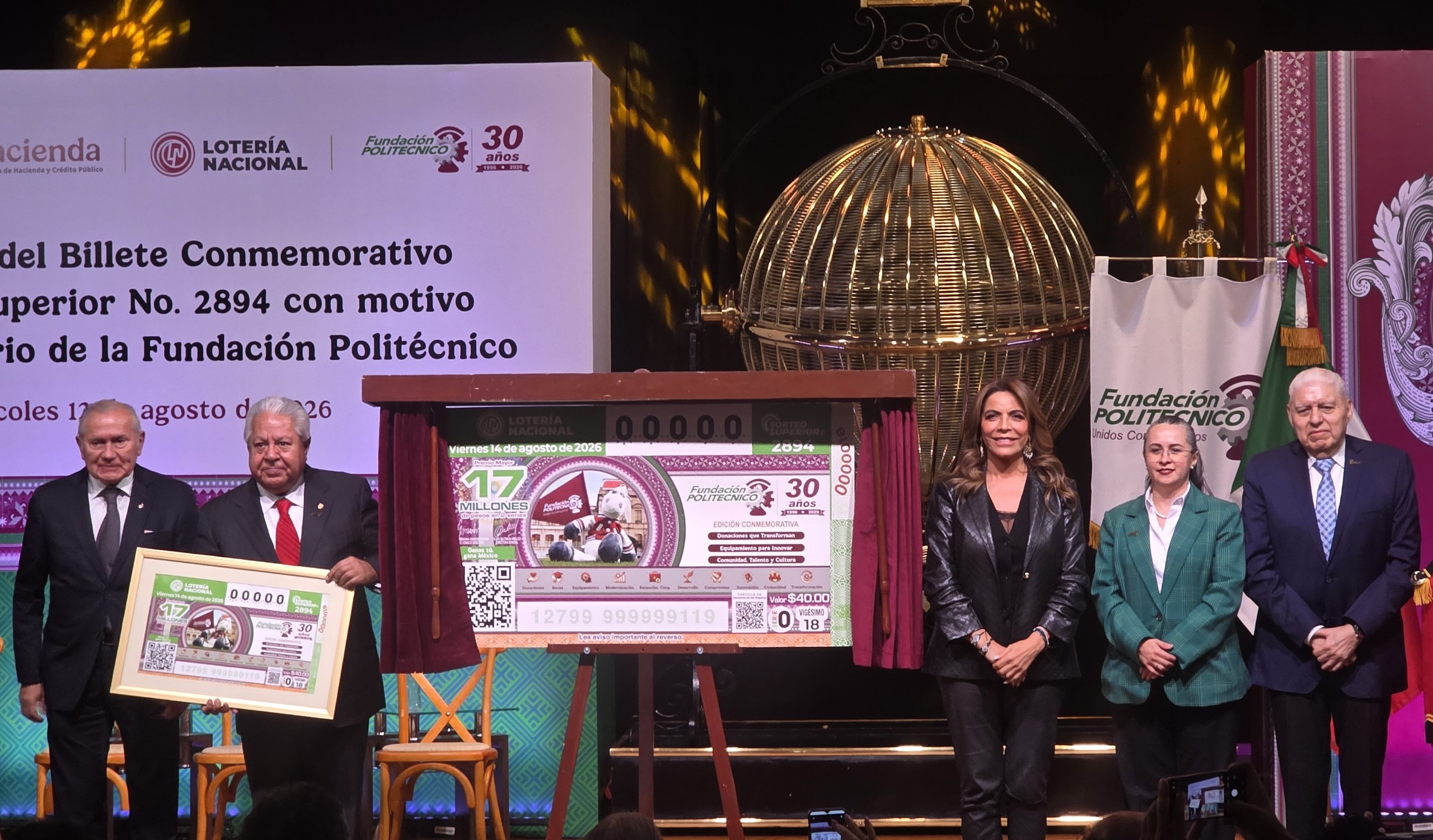 Billete por los 30 años de Fundación Politécnico