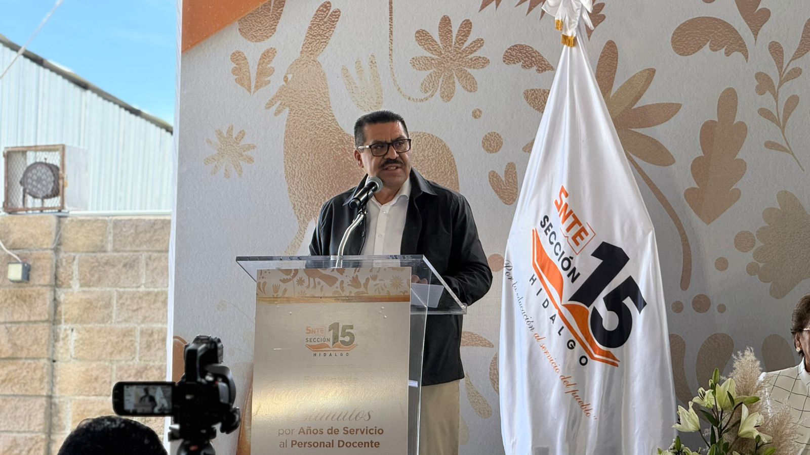 Said Vargas dirigente del SNTE Hidalgo