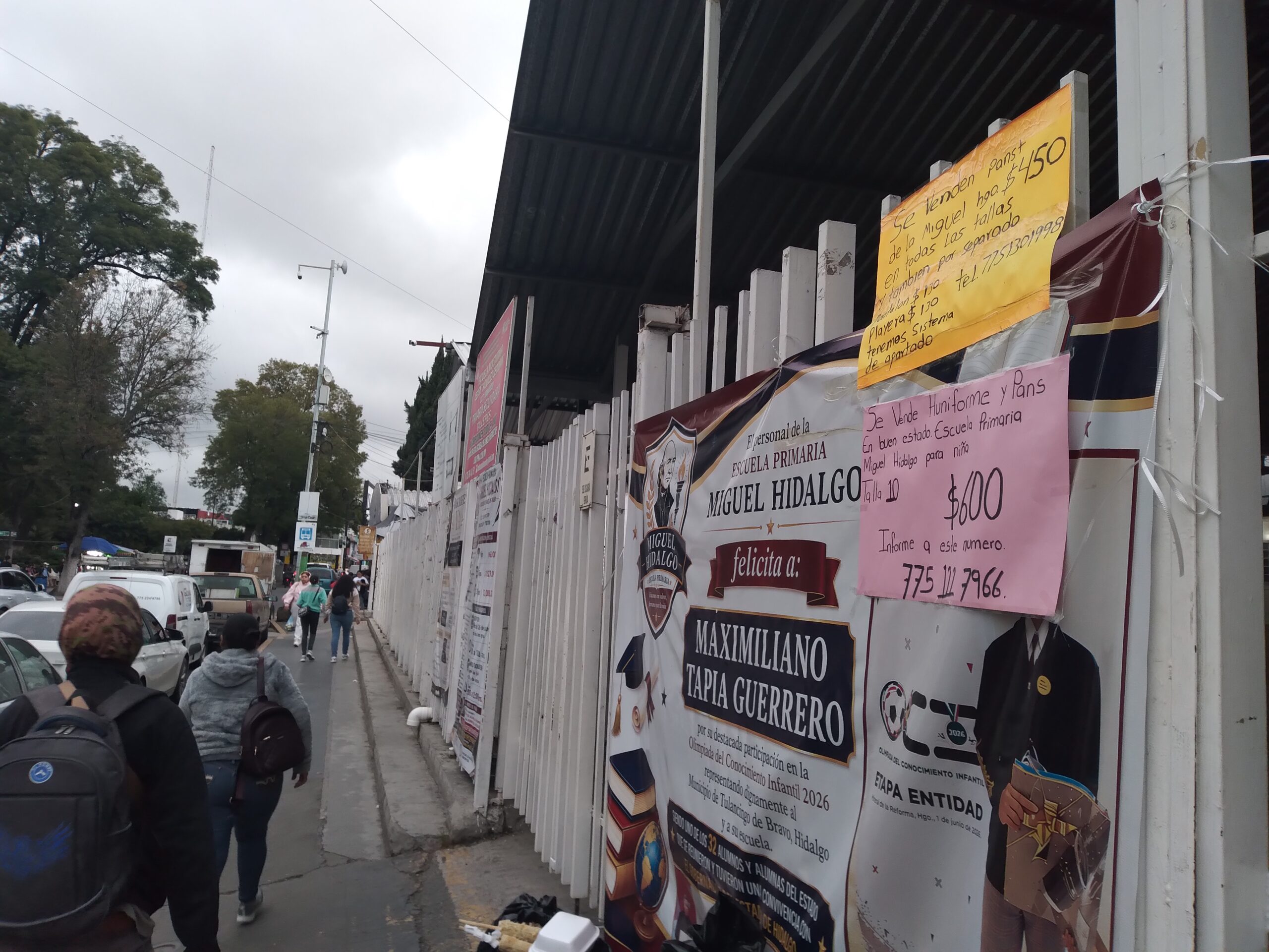 Reventa de uniformes escolares en Hidalgo