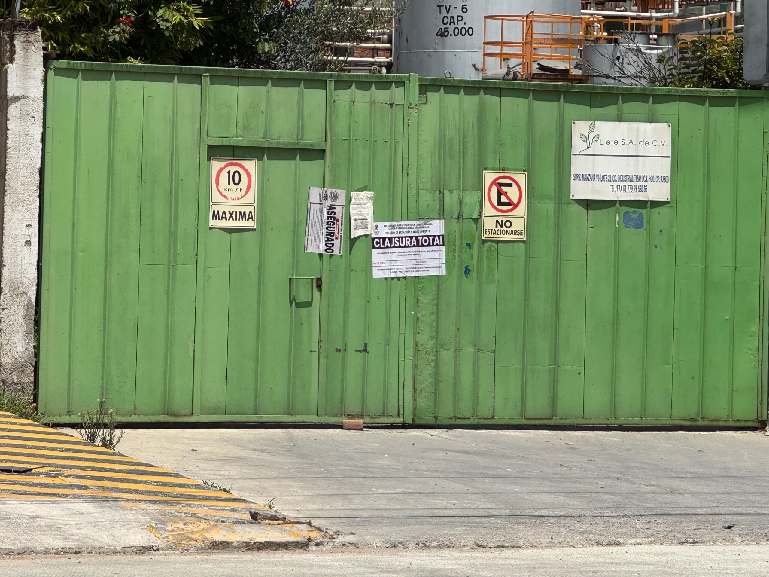 Continúa bajo resguardo empresa en Zona Industrial tras hallazgo de refinería ilegal en Tizayuca