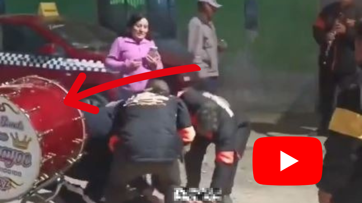 Video viral muestra cómo una mujer cae de un bombo durante los preparativos de una fiesta patronal en Huaraz, Perú. Habría muerto por las lesiones.