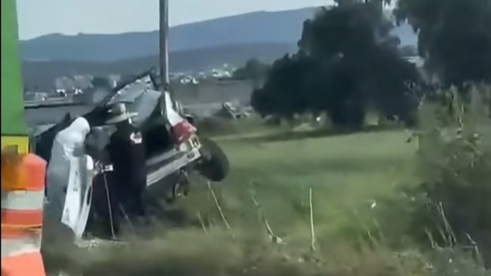 Accidente en la Pachuca-Sahagún