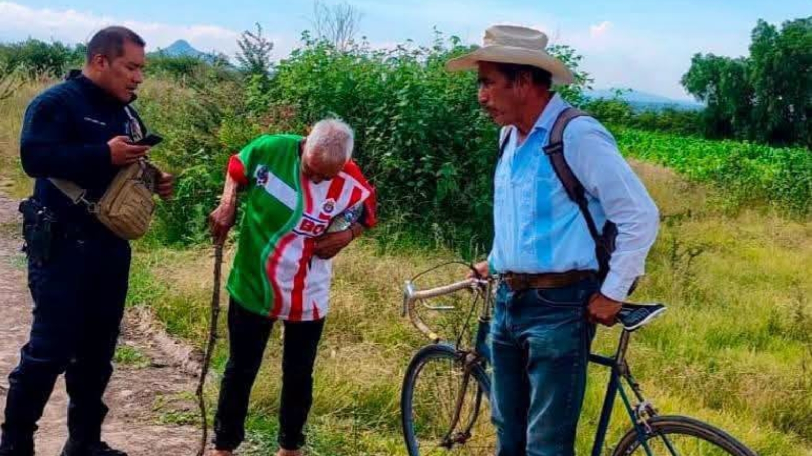 Adulto mayor localizado con vida en Tepetitlán