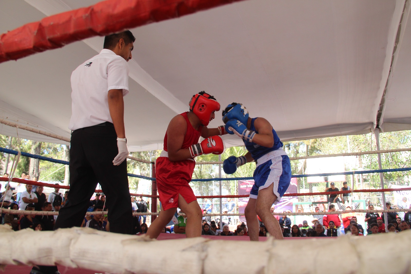 Clase nacional de boxeo en Hidalgo