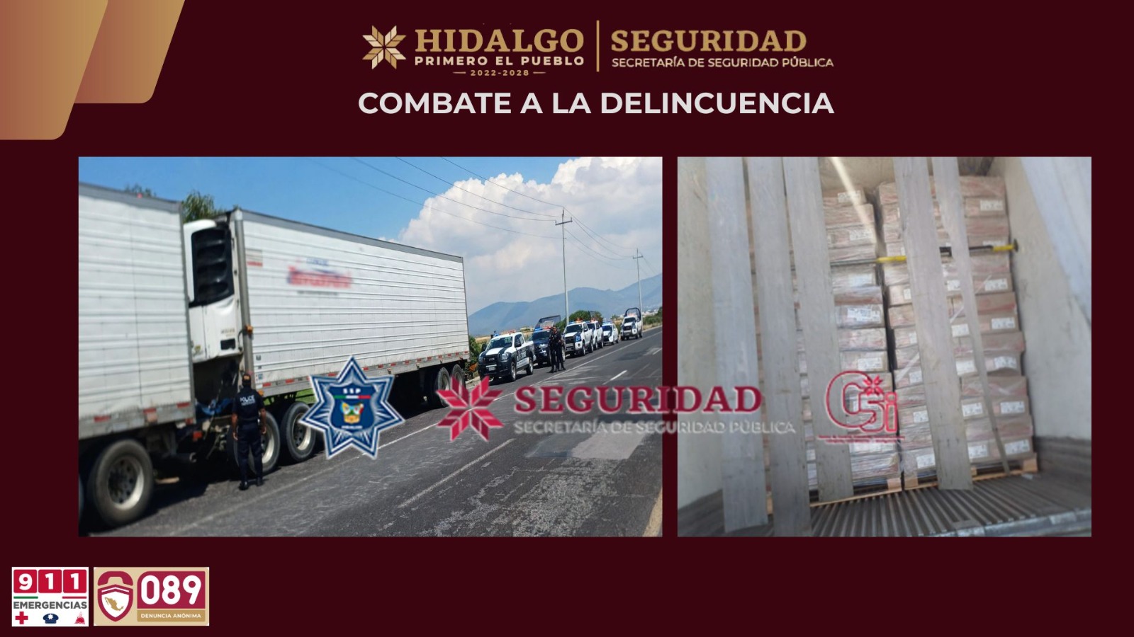 ¡Les quemó las manos! Delincuentes escapan y dejan abandonado un tráiler con millonario cargamento tras cerco policial en Hidalgo. Checa los detalles