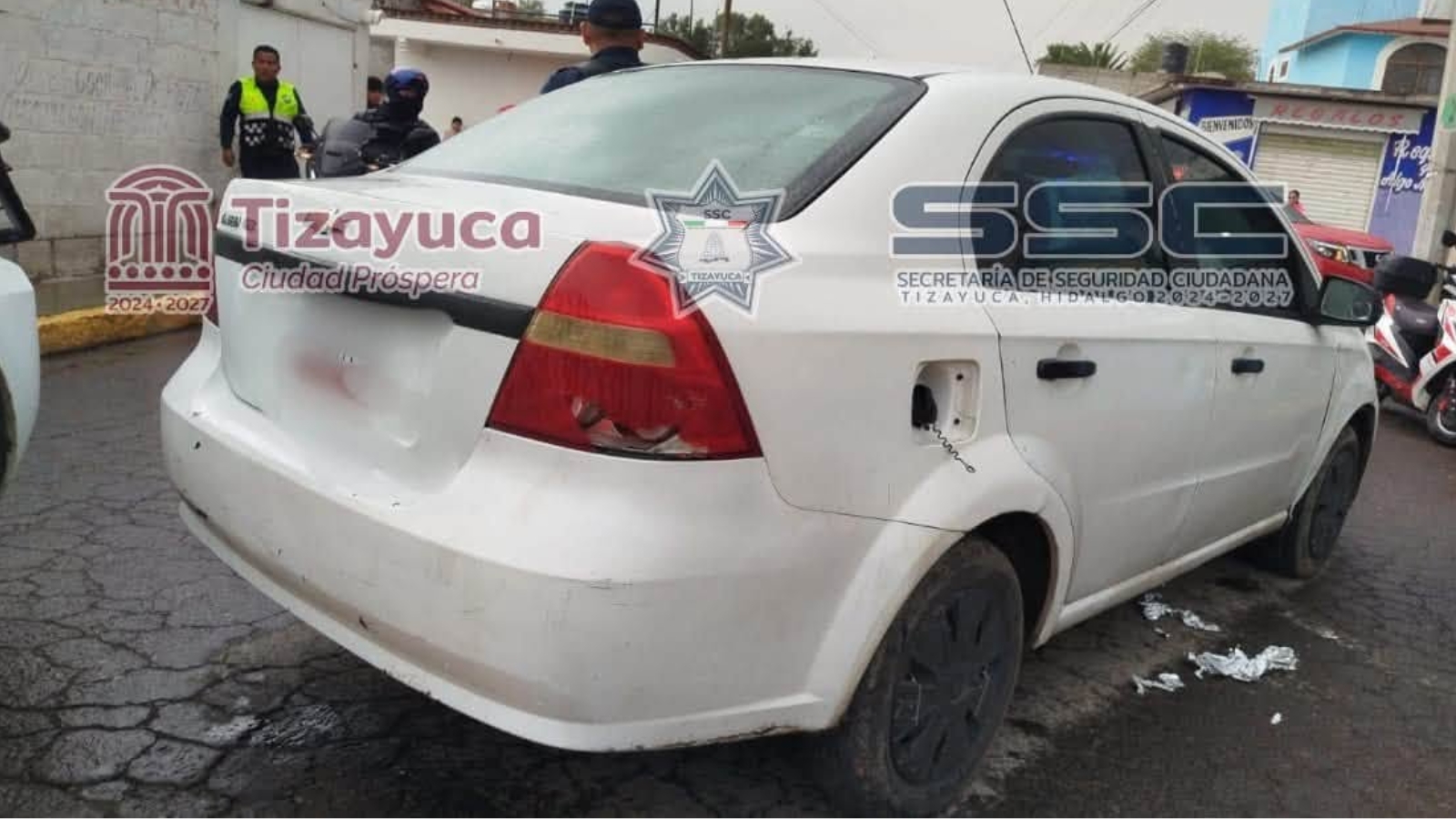 Detenidos tras presunto asalto en Tizayuca