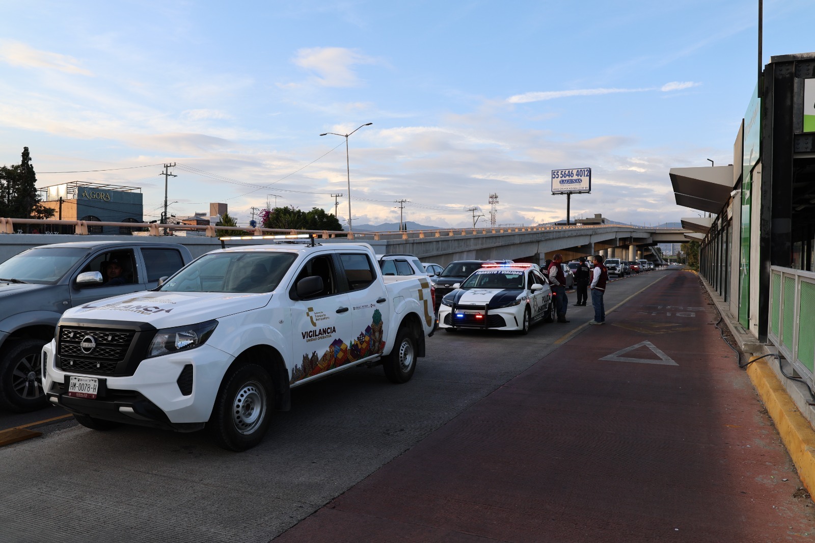 Vigilancia en carril exclusivo
