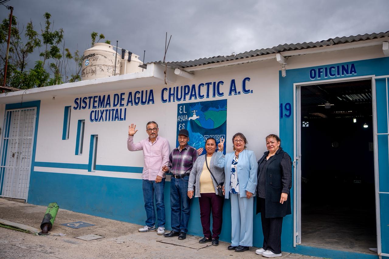Alianza comunitaria y privada fortalece el acceso al agua en Cuxtitali con pozo profundo comunitario y red de abasto