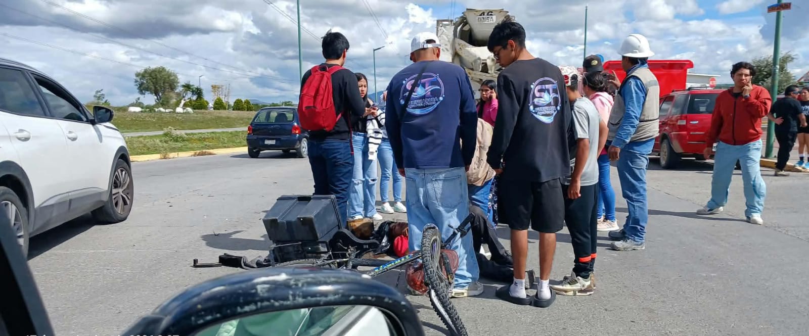 Atropellan a ciclista en Los Héroes Tizayuca