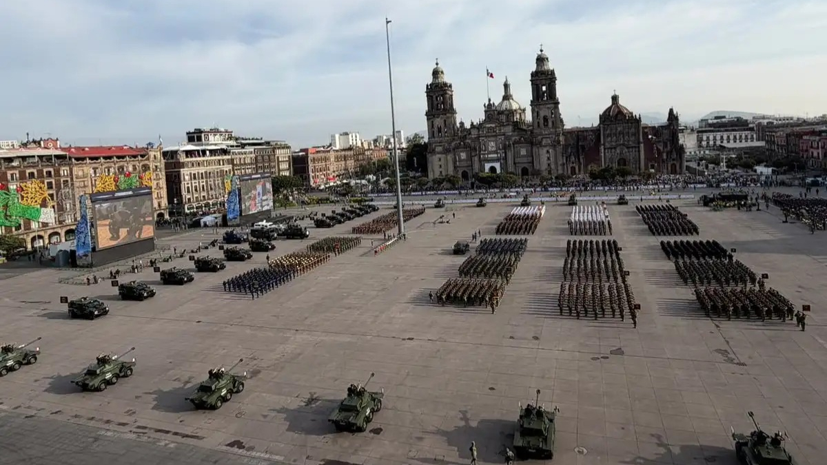 La presidenta Claudia Sheinbaum participará en el desfile militar por el 216 aniversario del inicio de la Independencia de México.