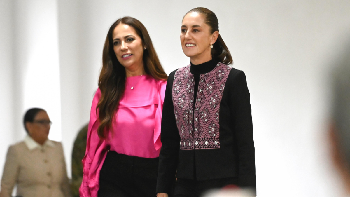 La presidenta también hizo referencia a la relación de trabajo que mantiene con la gobernadora de Guanajuato, Libia Dennise García.