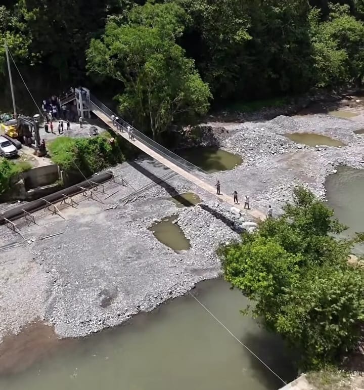 Puente colgante Zicatlán