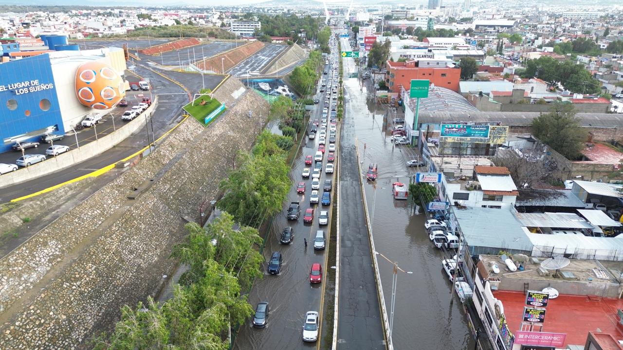 Lluvias generan escurrimientos en distintos puntos de Pachuca