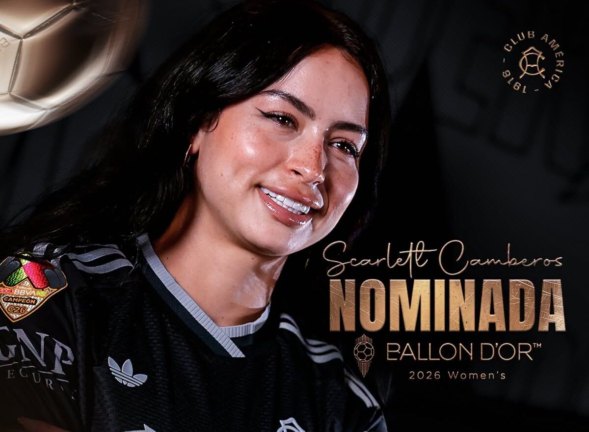 Scarlett Camberos nominada al Balón de Oro femenil