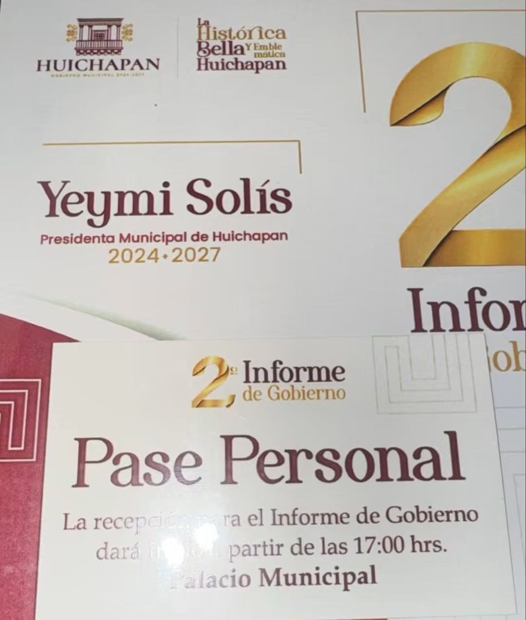 Segungo Informe Yeymi Solis Huichapan
