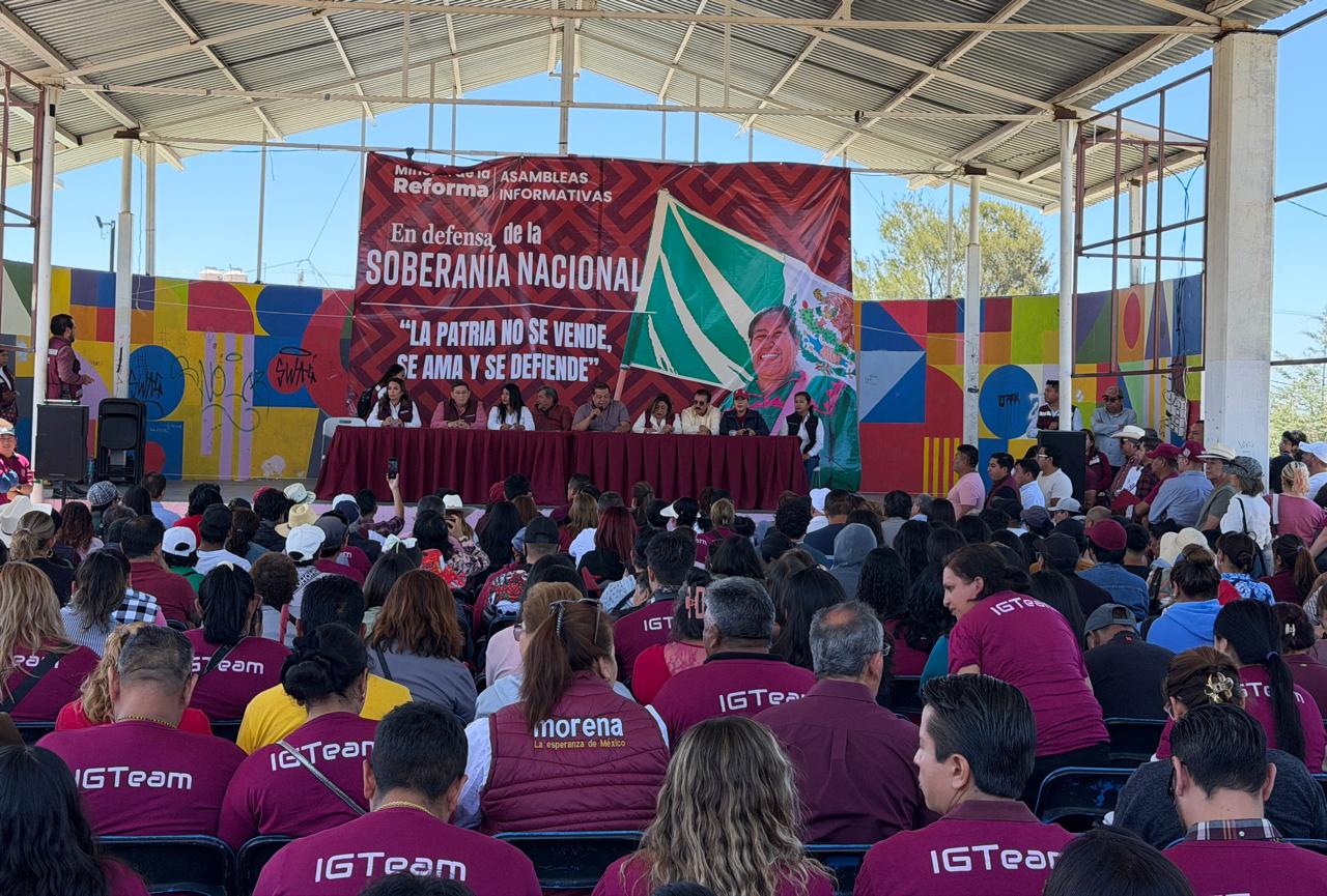 Morena sale a las calles en Mineral de la Reforma y lanza mensaje sobre la soberanía de México