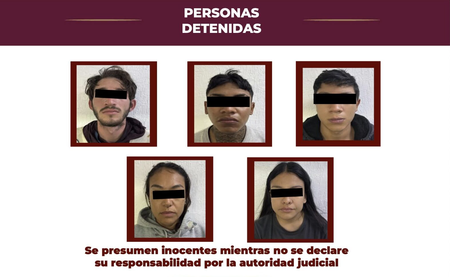 ! Cateo deja 5 detenidos, 10 armas y presunta metanfetamina