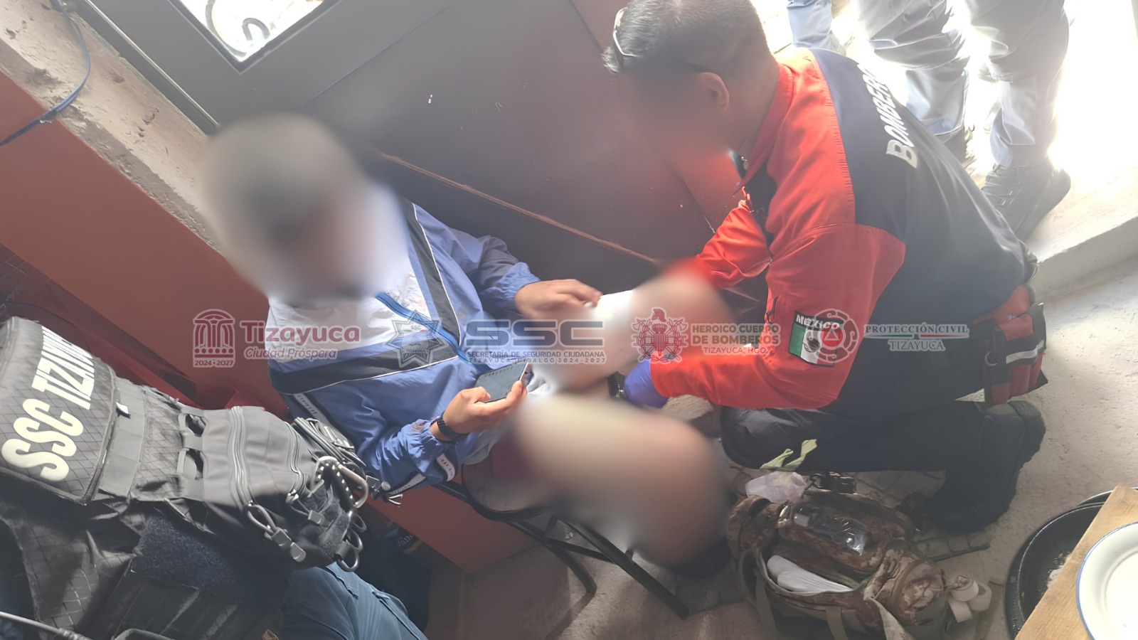 Menor de 12 años se dispara accidentalmente al manipular un arma en Tizayuca