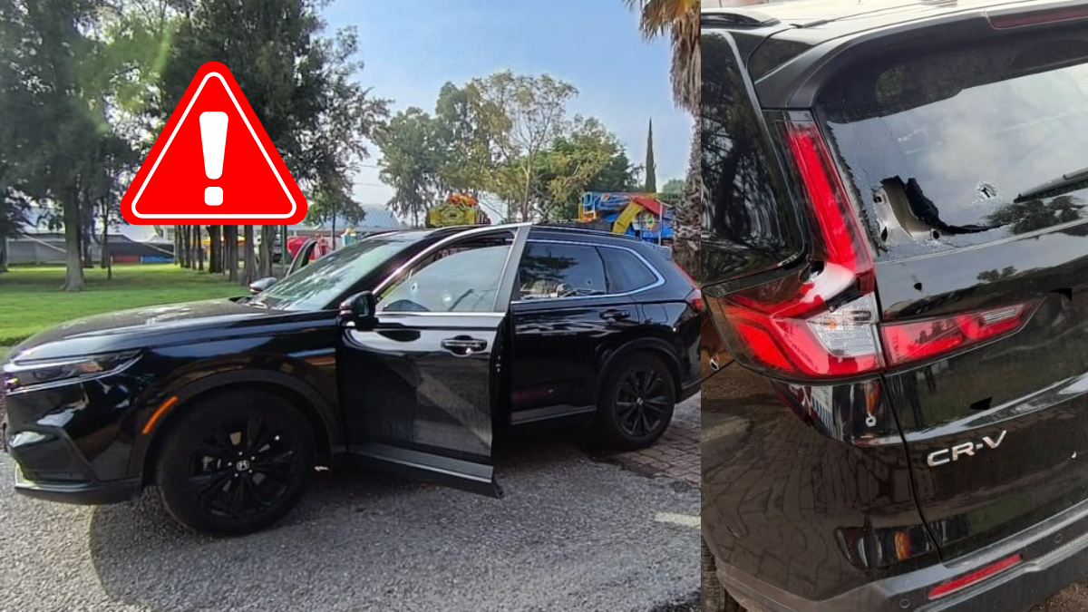 Camioneta asignada a la alcaldesa de Tecámac permanece bajo resguardo tras el ataque armado que dejó dos heridos.