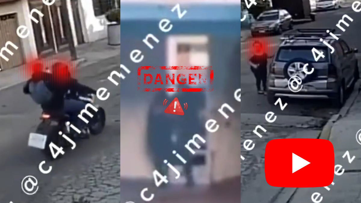 Cámara de seguridad captó el ataque contra una mujer en la puerta de su domicilio en Nezahualcóyotl, Estado de México
