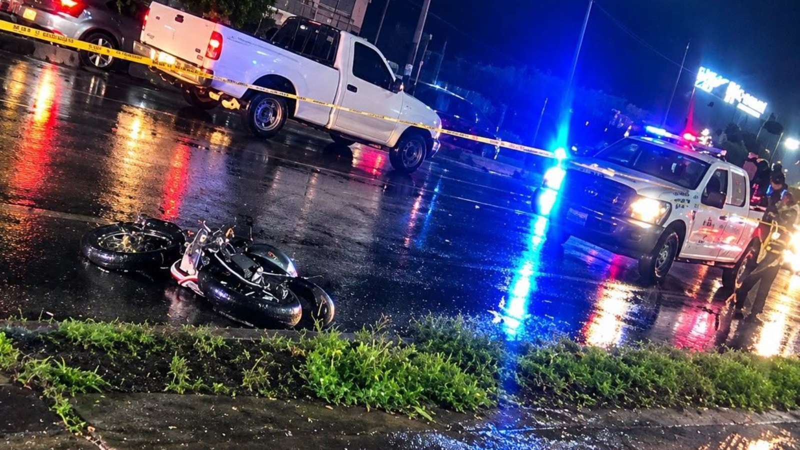 Accidente de motocicleta en Pachuca
