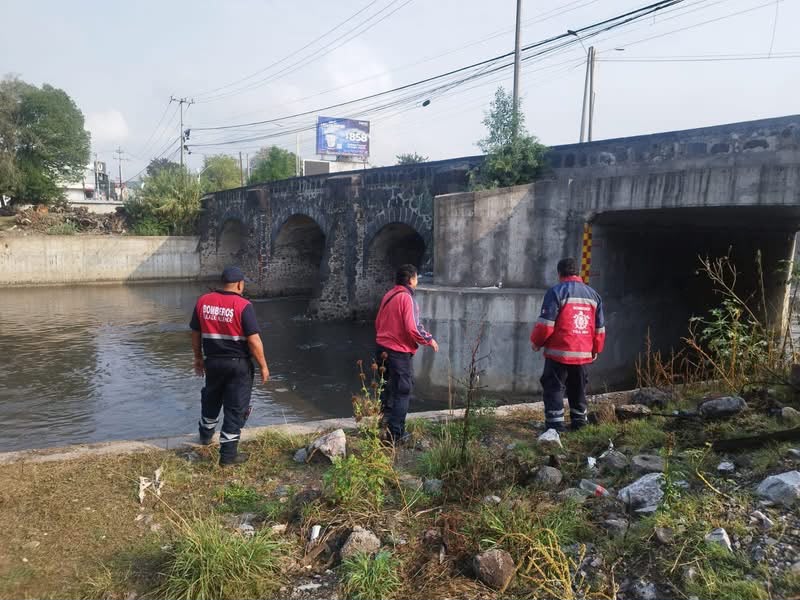 Hombre localizado en canal de Tula