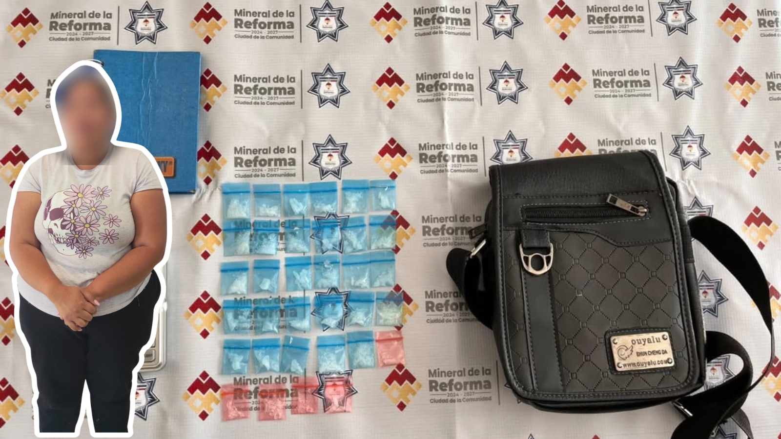 Policías detienen a mujer con presunta droga en Paseos de Chavarría