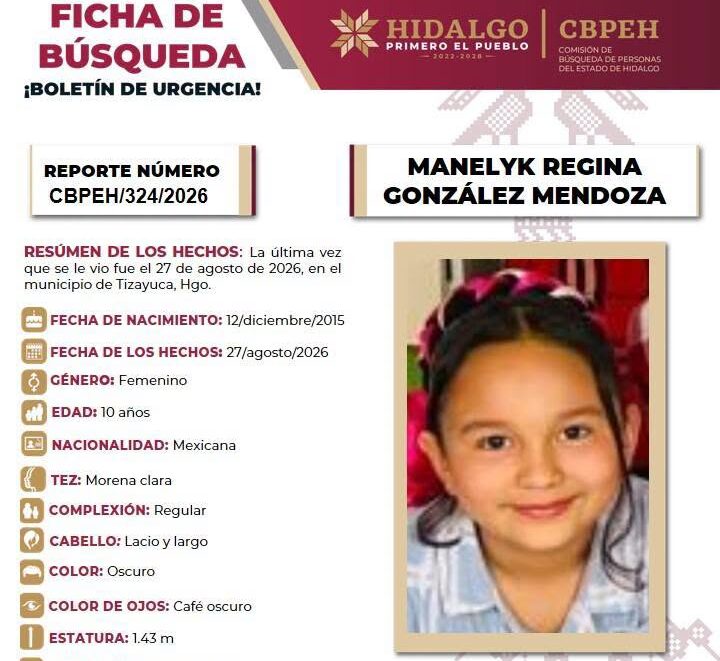 ficha de búsqueda Manelynk Regina González Mendoza