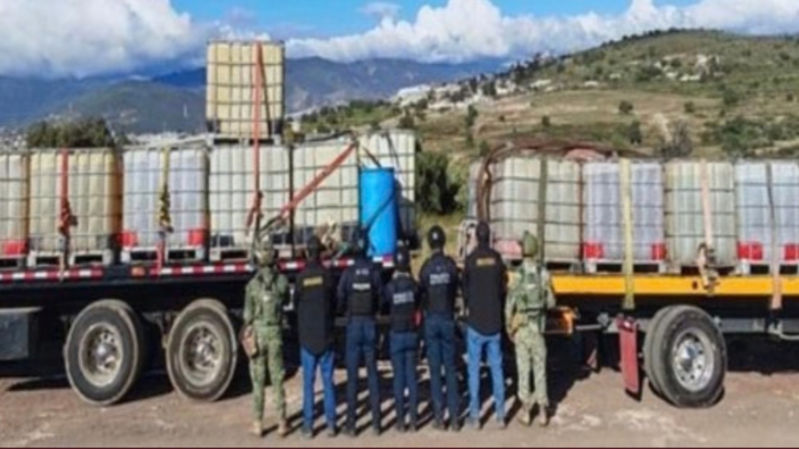 Hidrocarburo asegurado durante cateo en Pachuca
