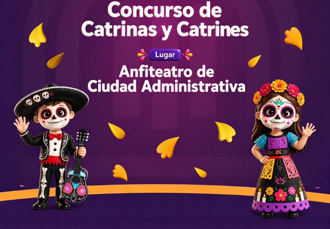 Concurso de catrines y catrinas en Tizayuca