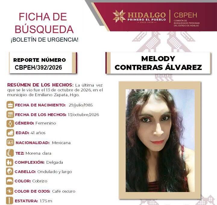 Ficha de Búsqueda Melody Contreras Álvarez
