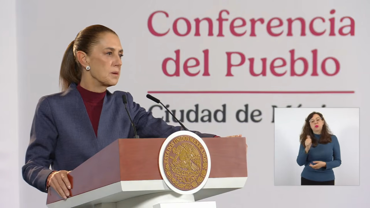 La presidenta Claudia Sheinbaum durante una conferencia en la que solicitó auditorías al INE y transparencia en el ejercicio de su presupuesto.