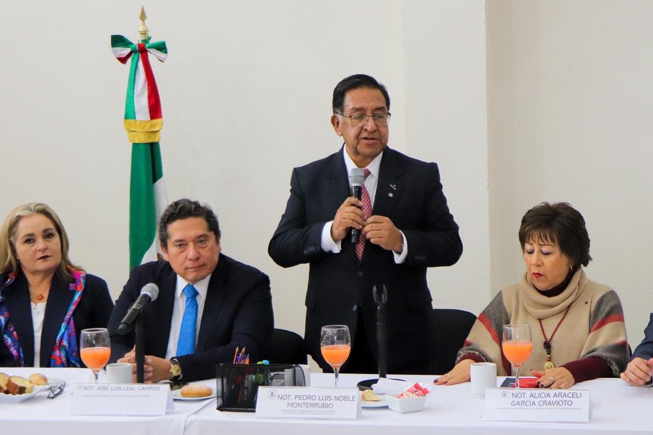 Notariado hidalguense se prepara para la entrada en vigor de la nueva Ley del Notariado